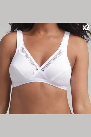 Playtex 2 Soutien-gorge Coeur Croisé ajouré blancs
