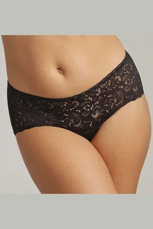 Playtex Culotte Coeur Croisé Feminin Dentelle noire