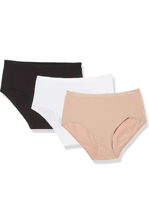 Playtex 3 Culottes maxi Cotton Bio blanc/beige/noir