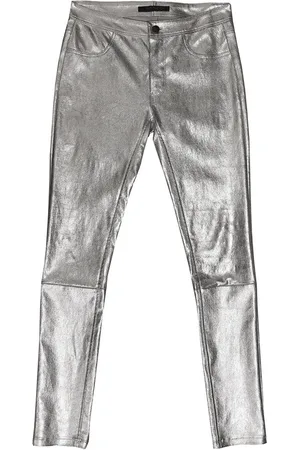 AMERICO VESPUCCI Pantalon en Cuir d