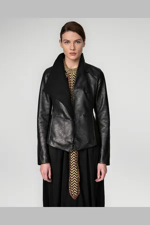 AMERICO VESPUCCI Veste en Cuir d
