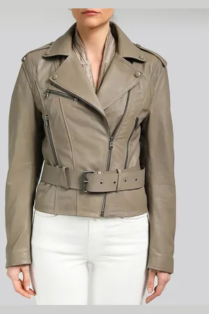 AMERICO VESPUCCI Veste en Cuir d