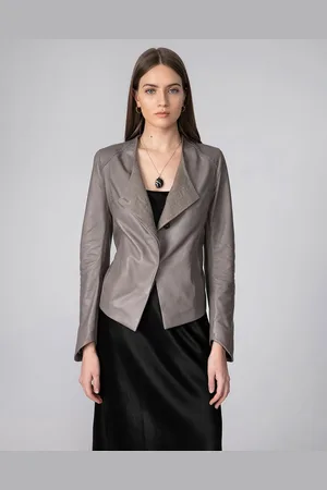 AMERICO VESPUCCI Veste en Cuir d