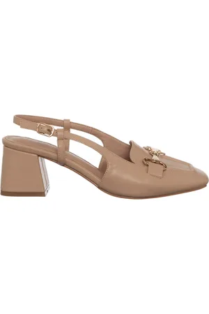 LORETTA Slingbacks Alizée beiges - Talon 7 cm