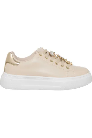 LORETTA Sneakers Emma beige/doré
