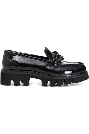 CAFèNOIR Mocassins en Cuir Giulia noirs