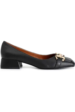CAFèNOIR Escarpins en Cuir Valentine noirs