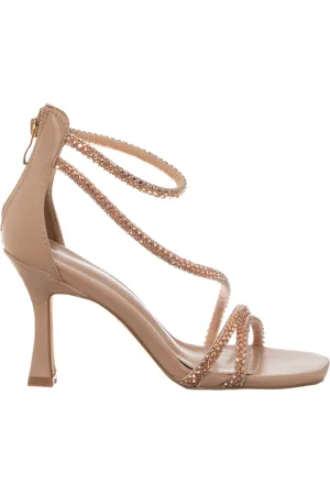 LORETTA Sandales Suba beiges - Talon 9 cm