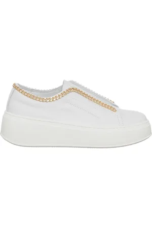 Loretta Pettinari Sneakers en Cuir Marion blanches