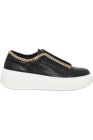 Loretta Pettinari Sneakers en Cuir Marion noires