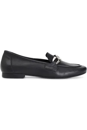 CAFèNOIR Mocassins en Cuir Glino noirs