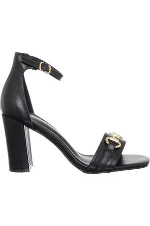 LORETTA Sandales Gina noires - Talon 8.5 cm