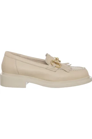 Loretta Pettinari Mocassins en Cuir Clara beiges