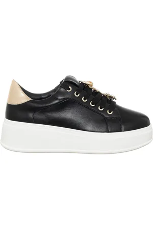 LORETTA Sneakers Agathe noir/doré