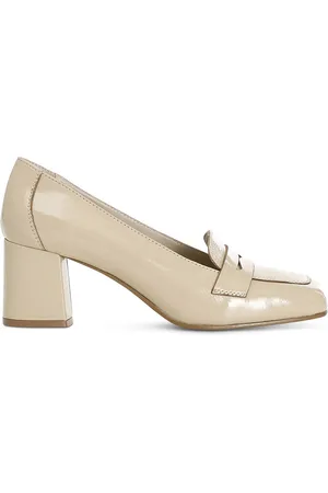 CAFèNOIR Escarpins en Cuir Cali beiges - Talon 6 cm