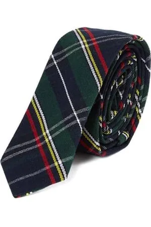 HARRINGTON Cravate écossaise marine