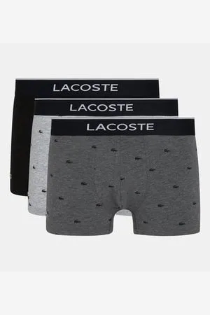 Lacoste Lot de 3 boxers coton stretch
