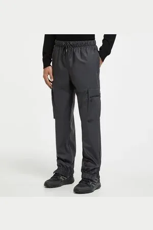 Rains Pantalon cargo droit à taille haute