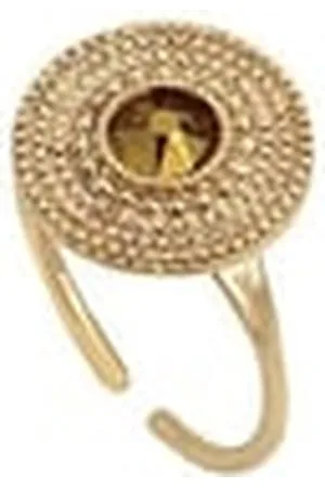 SATELLITE Bague glamour métal et cristal