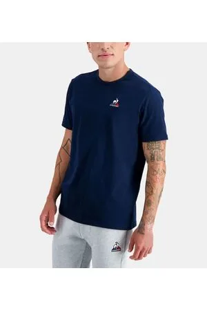 Le Coq Sportif T-shirt droit en coton à signature brodée