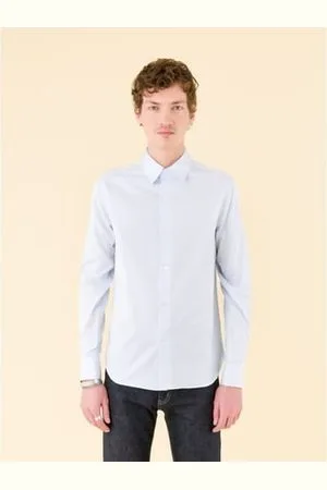 AGNÈS B. Chemise Tom slim en sergé de coton
