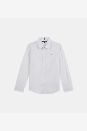 Tommy Hilfiger Chemise ajustée unie coton organique