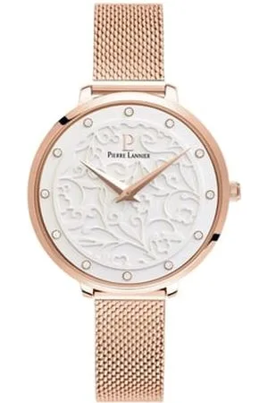 Pierre Lannier Montre Femme Elegance Eolia Blanc 039L908