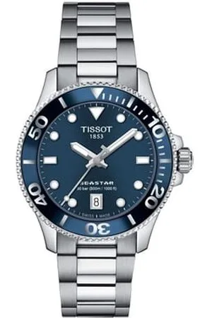 Tissot Montre Femme Seastar Bleu T1202101104100