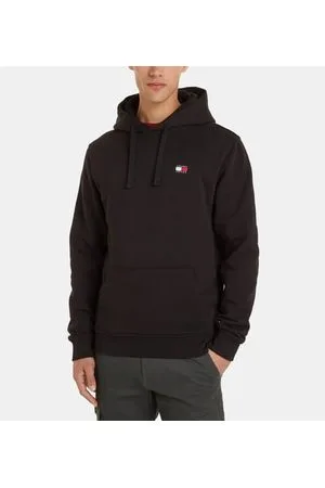 Tommy Hilfiger Hoodie droit coton molleton drapeau