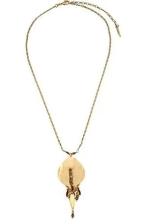 SATELLITE Collier pendentif métal et nacre