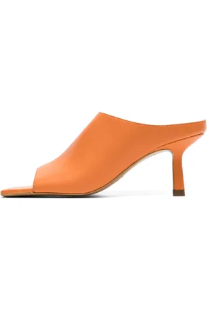 Bianco Biaella Mules À Talons