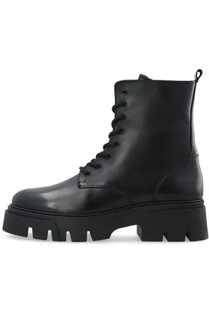 Bianco Biaindi Bottes À Lacets