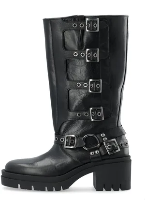 Bianco Biaedde Bottines Motardes
