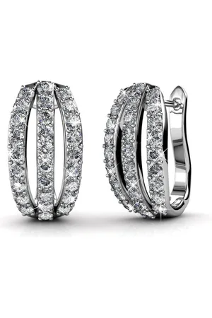Myc-Paris Boucles d?oreilles Femme - DE0153-S Laiton Argent