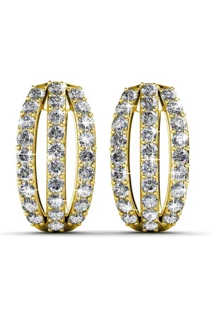 Myc-Paris Boucles d?oreilles Femme - DE0153-G Laiton Doré