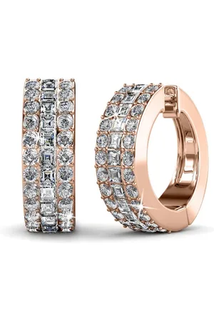 Myc-Paris Boucles d?oreilles Femme - DE0057-RG Laiton Doré rose