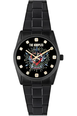 The Kooples Montre Homme Sacred Heart - TKW827 Bracelet Acier