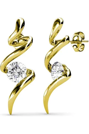 Myc-Paris Boucles d?oreilles Femme EVIDENCE - DE0033-G Laiton Doré