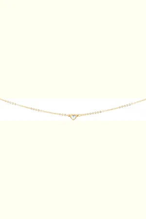 Les Interchangeables Collier et pendentif A59213 - Coeur Femme