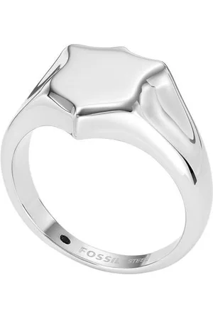 Fossil Bague homme Shield - JF04347040 Acier