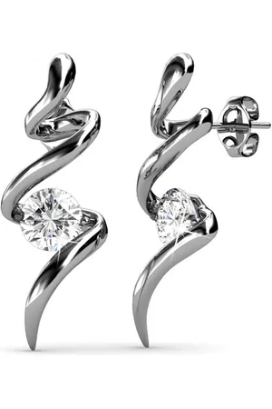 Myc-Paris Boucles d?oreilles Femme EVIDENCE - DE0033-S Laiton Argent