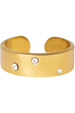 Les Interchangeables Bague A59135 - Brossée Strasse Femme