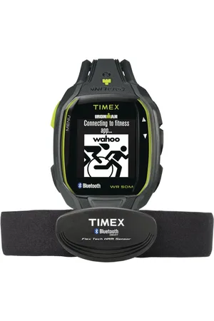 Timex Montre TW5K88000F7 - IRONMAN Alarme,Chronographe,Compte à Rebours,Dateur Bracelet Silicone Boitier Résine Homme