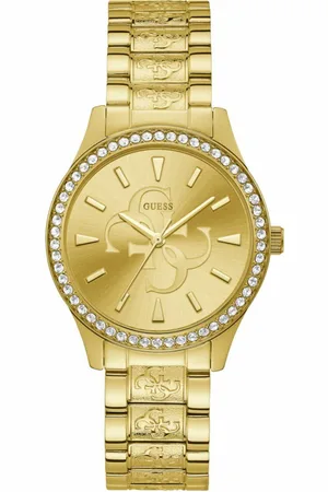 Guess Montre Guess W1280L2 - ANNA Boîtier acier brillant avec cristaux cadran bracelet acier brillant Femme