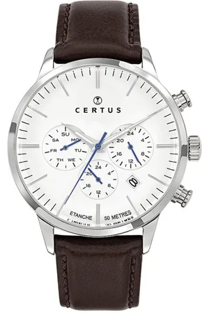 Certus Montre Homme 611137 - Bracelet Cuir