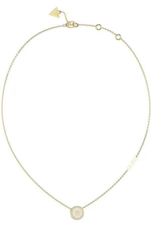 Guess Collier Love Guess Acier Et Zircon Cubique Central