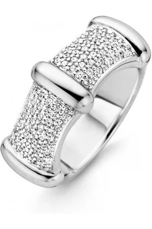 Ti Sento Bague 12045ZI - Bague Flanc Cristaux Femme