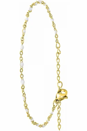Angèle M Bijoux Bracelet Femme Angèle M B2395-BLANC - Acier Doré