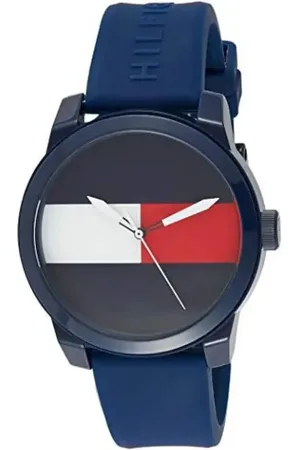 Tommy Hilfiger Montre 1791322 - Montre Silicone Quartz Homme