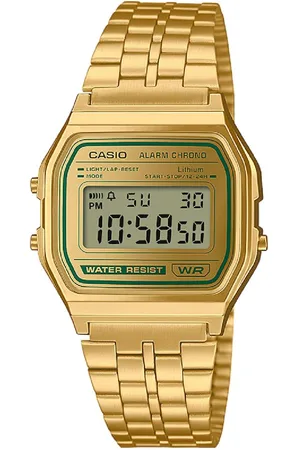 Casio Montre Mixte - A158WEGV-9AEF Bracelet Acier